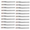 Beaupretty 20Pcs Makeup Lip Brush with Handle Soft Man-made Fiber Applicators for Lipstick and Eyeshadow Tube Portable Transparent Crystal Rod Design view 1