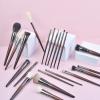 Professional Makeup Brush Set Cosmetic Tools Brushes Kit for Make Up Synthetic Foundation Concealer view 2