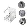 Angoily Stainless Steel Electric Razor Holder Wall-mounted Bathroom Organizer Adhesive Shaver Hanger for Easy Drying and Neat Storage Holder view 2