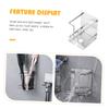 Angoily Stainless Steel Electric Razor Holder Wall-mounted Bathroom Organizer Adhesive Shaver Hanger for Easy Drying and Neat Storage Holder view 3