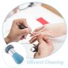 COOPHYA Fingernail Cleaning Brush Soft Bristle Nail Art Brush Portable Nail Dust Cleaner Compact Lightweight Design with Ergonomic Grip view 3