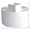 360 Rotating Makeup Brush OrganizerCosmetic Organizer 5 Slot Makeup Brushes Cup Bathroom Vanity Desktop Storage Holder Bag view 2