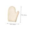 DECORNIJIA 2pcs Thickened Sisal Shower Gloves Exfoliating Body Scrubber Double-sided Bath Mitts for Dead Skin Removal and Deep Cleansing Universal Hand Massage Bath Accessories view 2