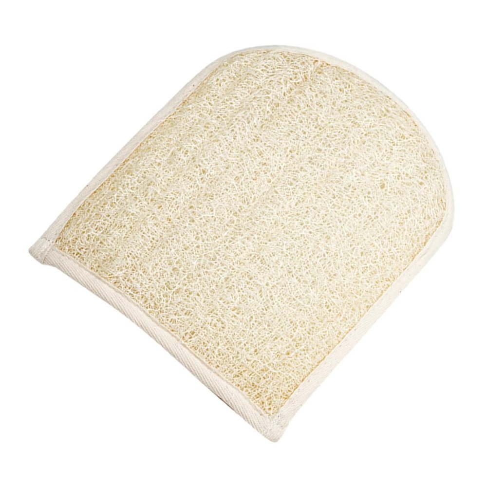 Angoily Natural Loofah Exfoliating Body Scrub Gloves for Shower and Bath Dual-sided Deep Clean Massage Mitts for Adults Lightweight and Portable Spa Back Scrubber