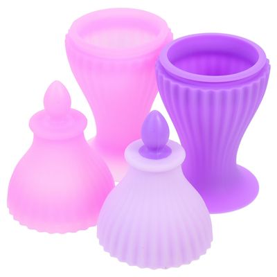 ADOCARN 2pcs Silicone Facial Cooling Roller for Women Portable Skin Care Tool for Swelling Relief Pore Tightening Sun Redness Repair and Soothing Massage Compact Design for Home and Travel