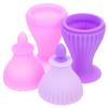 ADOCARN 2pcs Silicone Facial Cooling Roller for Women Portable Skin Care Tool for Swelling Relief Pore Tightening Sun Redness Repair and Soothing Massage Compact Design for Home and Travel view 1