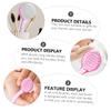 Angoily Nail Cleaning Brush with Ergonomic Non-slip Handle Plastic Scrub Brushes for Fingernail and Toenail Care Comfortable Grip Nail Scrubbers for Manicure and Pedicure Use view 3