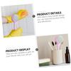 Angoily Nail Cleaning Brush with Ergonomic Non-slip Handle Plastic Scrub Brushes for Fingernail and Toenail Care Comfortable Grip Nail Scrubbers for Manicure and Pedicure Use view 4