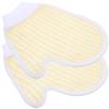 Hohopeti 2PCS Exfoliating Bath Gloves Shower Mittens for Body Scrubbing and Deep Cleansing Supple Texture for Back Neck Shoulders Promote Healthy Skin view 1