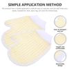 Hohopeti 2PCS Exfoliating Bath Gloves Shower Mittens for Body Scrubbing and Deep Cleansing Supple Texture for Back Neck Shoulders Promote Healthy Skin view 3