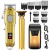 Hair Trimmer for Men Barber Shaver Haircut Remover Trimmer Rechargeable Hair Cutting Barber Professional Electric Hair Trimmer Set of 3 Multicolor view 1