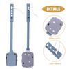Angoily Long Handle Back Brush Shower Scrubber for Body Exfoliating and Deep Cleaning with Hanging Design Soft Bristles Bath Back Scrubber for Extended Reach Saving Shower Use view 3