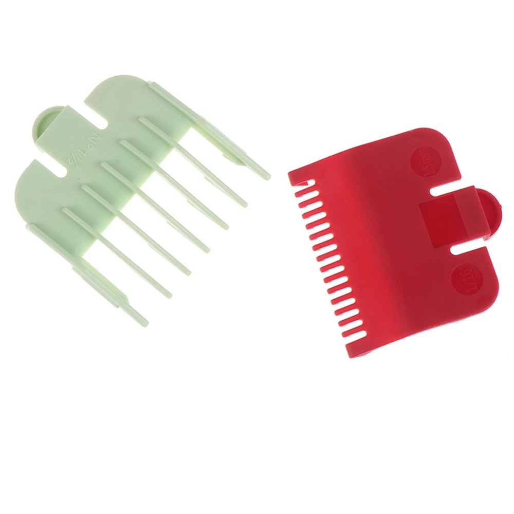 UWBXBHMFU 2 Pcs/Set Beard Trimmer Comb Replacement Clipper Blade Great for Hair Clippers/Trimmers Attachment