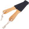 ABOOFAN 2pcs Dual-Sided Foot File with Wooden Handle Beech and Black Silicone Carbide Callus Remover for Pedicure Safe and Washable Foot Care Tool for Dead Skin Exfoliation view 1