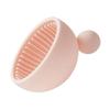 ARTSEWPLY Silicone Cosmetic Brush Cleaning Bowl Pink Portable Makeup Cleaner Tool with Scrubbing Mat for Deep Brush Cleaning Practical Gift for Makeup Lovers view 1