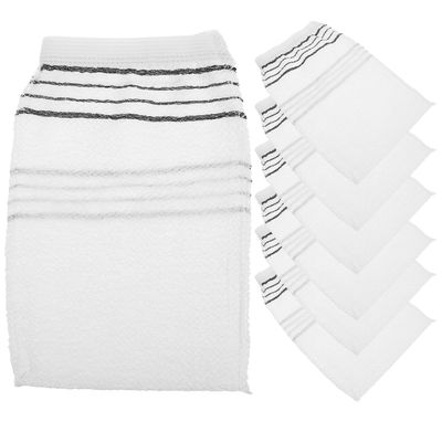 GETAJGHSD 20 pcs Disposable Double-sided Bathing Gloves Body Exfoliating Scrub Mitts for Home Salon Hotel Use with Comfortable Texture and Easy Operation