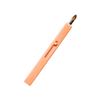 ARTSEWPLY Portable Retractable Lip Brush Warm Orange Sleek Lipstick and Gloss Applicator for Precise Makeup Compact Travel Beauty Tool Fits Wallet Cosmetic Bag view 1