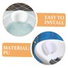 GRADENEVE Luxury Bathtub Pillow with Suction Cups PU Material Head Rest for Neck and Shoulder Support Non-Slip Bath Cushion for Household Spa Relaxation and Comfortable Soaking view 4