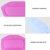 COOPHYA 2pcs Non-Slip Bathtub Cushion with Strong Suction Cups Soft PVC Foam Spa Bath Pillow for Head Neck Shoulder Support Cushioned Bathroom Accessory Random Color view 2
