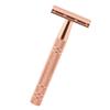 AUTSUPPL Old Style Manual Razor with Anti-slip Handle Double-edged Safety Shaver for Men and Women Detachable Cutter Head for Beard Body Face and Armpit Hair Traditional Hair Razor for Home view 1