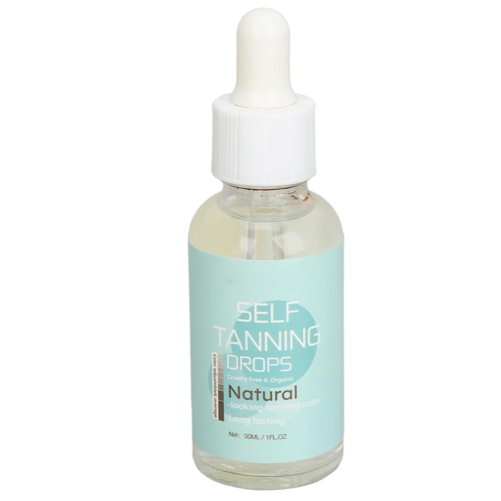ICRPSTU Sun Kissed Tan Drops, Indoor Tan Solution for Dark Skin, Sunless Tanning Drops, Long Lasting Results, Achieve a Charming, Mix with Moisturizer