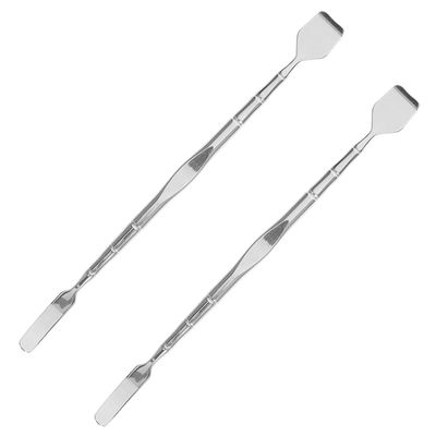 GANAZONO 2pcs Stainless Steel Blackhead Extractor for Women Facial Scraper Tool with Smooth Surface Comfortable Grip Lightweight Design for Pore Cleaning and Blackhead Removal