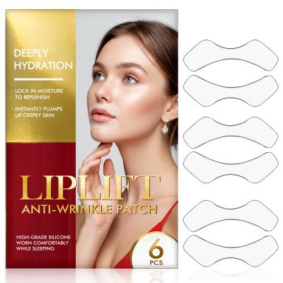 Anti Wrinkle Patches for Lip,Smoothing Fine Lines&Wrinkles,Silicone Patches for Smile Lines,Overnight Lip Wrinkle Treatment