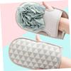 GETAJGHSD 3pcs Exfoliating Shower Gloves and Back Scrubber Double-Sided Bath Gloves for Gentle Deep Cleaning Skin Exfoliation and Enhanced Suitable for All Skin Types view 3