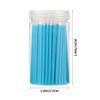ASAKKURA 100pcs Disposable Lip Gloss Applicators Makeup Brushes for Travel and Professional Use Multipurpose Lipstick and Concealer Applicator Tools Portable Beauty Supplies in Blue view 2