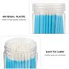 ASAKKURA 100pcs Disposable Lip Gloss Applicators Makeup Brushes for Travel and Professional Use Multipurpose Lipstick and Concealer Applicator Tools Portable Beauty Supplies in Blue view 4
