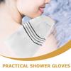 DECORNIJIA 20 pcs Disposable Double-sided Exfoliating Shower Gloves for Deep Body Cleansing Practical Bath Mitts for Neck Shoulders Feet Comfortable Texture Suitable for Home Travel Salon Use view 2