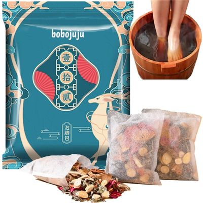30 Packs Herbal Foot Soak Set, 31.74oz Natural Foot Bath Spa Powder Kit for Foot Relaxation, Infused with Mugwort, Ginger & Safflower (900g)12