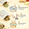 30 Packs Herbal Foot Soak Set, 31.74oz Natural Foot Bath Spa Powder Kit for Foot Relaxation, Infused with Mugwort, Ginger & Safflower (900g)12 view 2