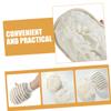 ASAKKURA Double-sided Bath Mitt Skin Scrubbing Glove for Shower Exfoliating and Massage with Flax Material Hanging Design for Quick Drying Gentle Body Scrubber for Bath and Spa Use view 2