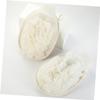 ASAKKURA Double-sided Bath Mitt Skin Scrubbing Glove for Shower Exfoliating and Massage with Flax Material Hanging Design for Quick Drying Gentle Body Scrubber for Bath and Spa Use view 3