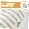 ASAKKURA Double-sided Bath Mitt Skin Scrubbing Glove for Shower Exfoliating and Massage with Flax Material Hanging Design for Quick Drying Gentle Body Scrubber for Bath and Spa Use view 4