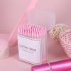 COOPHYA 300pcs Disposable Double-head Cotton Swabs Pink Soft Gentle Paper Stick Multipurpose Makeup Tool for Home Travel Ear Cleaning and Beauty Accessories view 2
