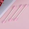 COOPHYA 300pcs Disposable Double-head Cotton Swabs Pink Soft Gentle Paper Stick Multipurpose Makeup Tool for Home Travel Ear Cleaning and Beauty Accessories view 3