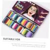 CIMAXIC Color Gradient Face Paint Kit with Brushes Water-soluble Matte Pearl Rainbow Body Paint for Halloween Festivals Cosplay Safe Portable Professional Makeup Palette view 3