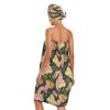 KEEPREAL Women's Spa Towel Wrap Set of 3, Pink Dragons Bathrobe Shower Bath Body Wrap with Adjustable Closure#428 view 2