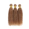 Color 27 Bundles Human Hair Honey Blonde Kinky Curly Bundles 18 20 22 Inch Brazilian Unprocessed Virgin Hair Extensions view 4