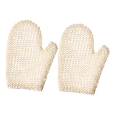 ARTSEWPLY 2pcs Exfoliating Bath Gloves for Dead Skin Removal Skin-friendly Comfortable Massage Mitts Deep Clean Body Scrubber for Smooth Healthy Skin Lightweight Bath Supplies