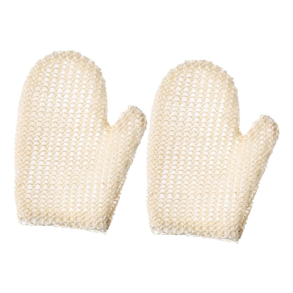 ARTSEWPLY 2pcs Exfoliating Bath Gloves for Dead Skin Removal Skin-friendly Comfortable Massage Mitts Deep Clean Body Scrubber for Smooth Healthy Skin Lightweight Bath Supplies