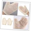 ARTSEWPLY 2pcs Exfoliating Bath Gloves for Dead Skin Removal Skin-friendly Comfortable Massage Mitts Deep Clean Body Scrubber for Smooth Healthy Skin Lightweight Bath Supplies view 4