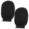 Angoily 2Pcs Reusable Rayon Shower Mitts Dead Skin Remover Gloves for Body Exfoliation and Deep Cleansing Lightweight Bath Scrub Gloves for Arms Legs Chest Back Comfortable Skin Care Tool view 1