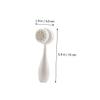 DIYEAH 3pcs Silicone Facial Cleansing Brushes Manual Skin Care Tool with Dual-Sided Soft Bristles for Deep Pore Cleaning Exfoliation and Gentle Face Massage Stand-up Handle for Easy view 2