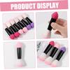 HEANUJJ 3pcs Double Ended Makeup Brush with Blending Blush and Powder Application Compact Portable Design for Travel Go Touch-ups Lightweight Fine Bristles for Even Natural Finish view 2