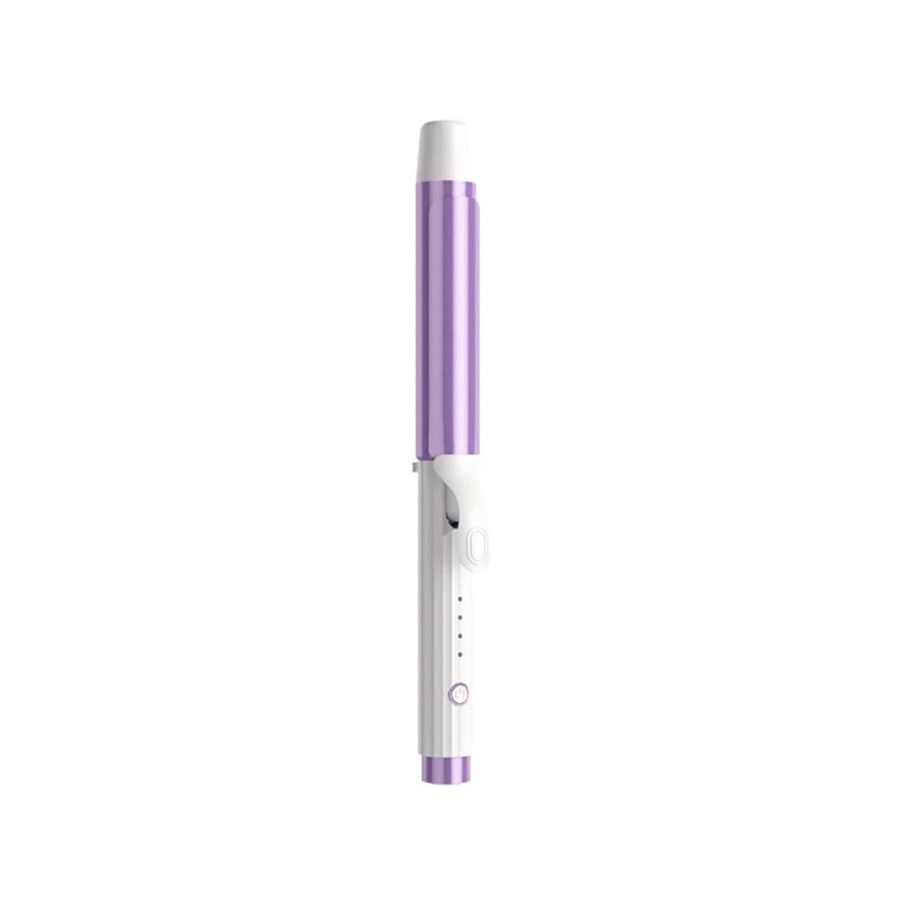 Hair Curler Large Volume Does Not Hurt The Hair Perm Negative Ion 32mm Bangs Lasting Syling Electric Curling Iron(Purple-32mm,UK)