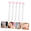 Angoily 5pcs Powder Puff Makeup Sponges with Handle Comfortable Non-latex Mushroom Head Applicators for Foundation Concealer Powder Wet Dry Use Women Makeup Accessories view 4