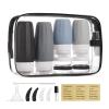 BAGSMART Travel Toiletry Bag with 18Pack TSA Approved Travel Bottles view 2